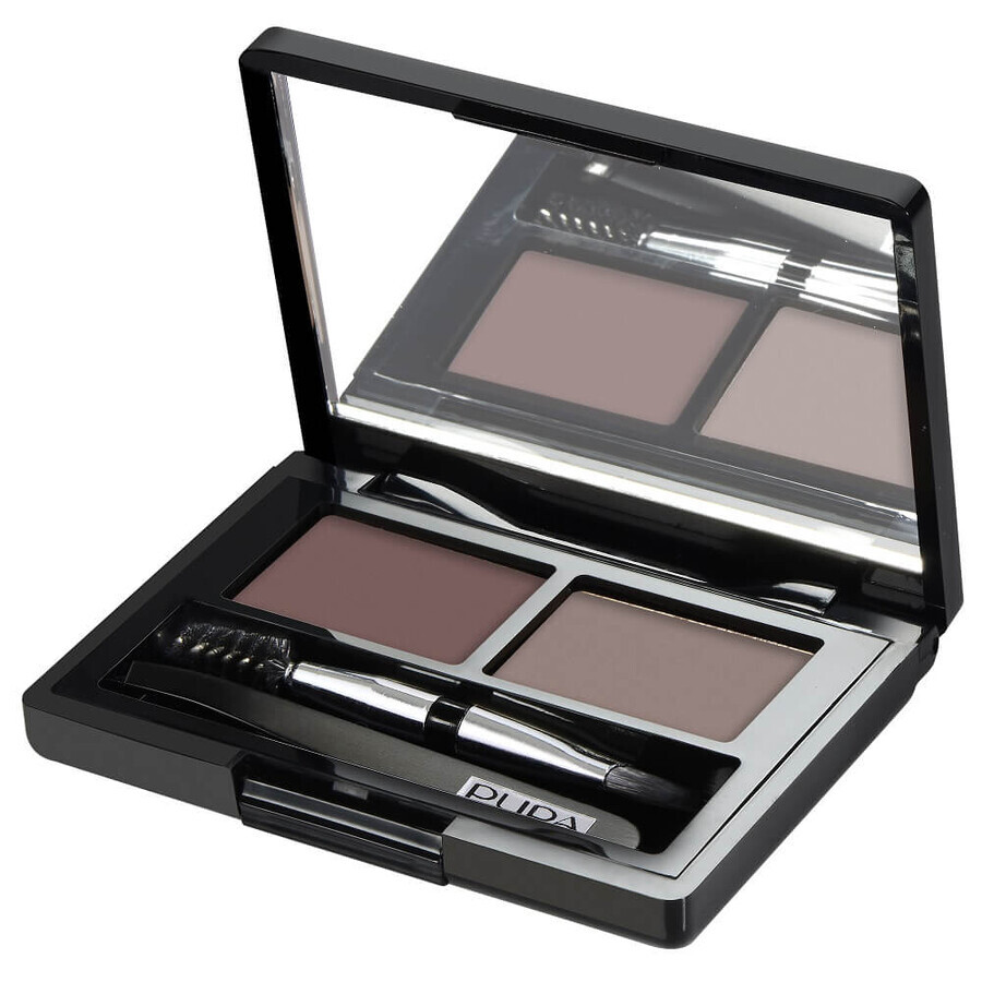 Pupa Milano Eyebrow Design Set 002 Brown, 1.1g.