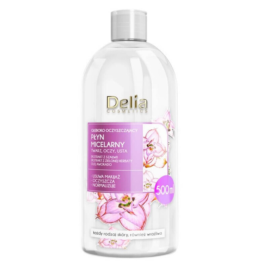 Acquista Delia Lozione micellare detergente profonda, 500 ml Delia Lozione micellare detergente profonda, 500 ml