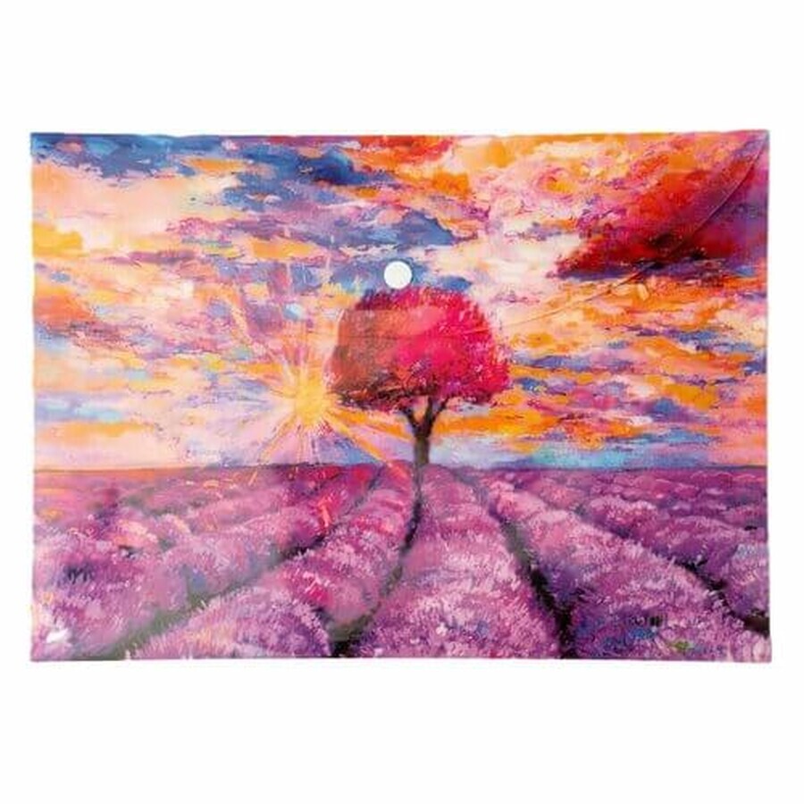 PP A4 envelope folder Lavender Vista Narcissus