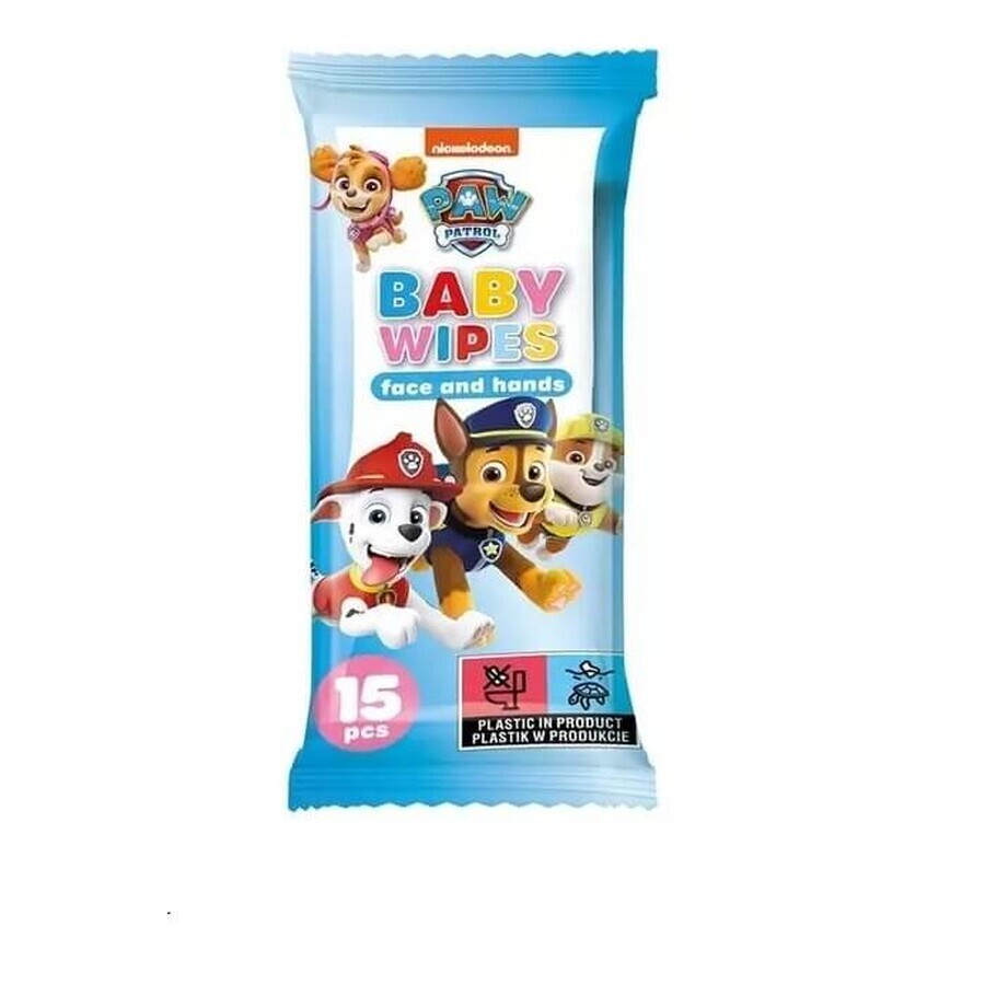 Buy Psi Patrol, Hand face wipes, 15 pieces Psi Patrol, Hand face wipes, 15 pieces