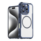 Carcasă din silicon MagSafe Leading Series pentru iPhone 16 Pro Max - albastru