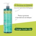 A-Derma Biology AC Gel spumant de curățare purificator organic pentru ten gras, predispus la acnee 400 ml A-Derma Biology AC Gel spumant de curățare purificator organic pentru ten gras, predispus la acnee 400 ml