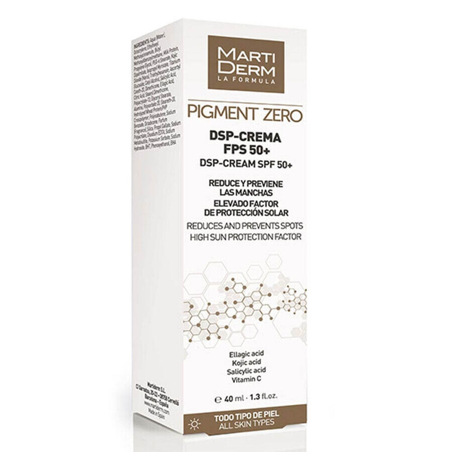 Martiderm Pigment Zero Dsp Cream SPF 50+ 40 ml