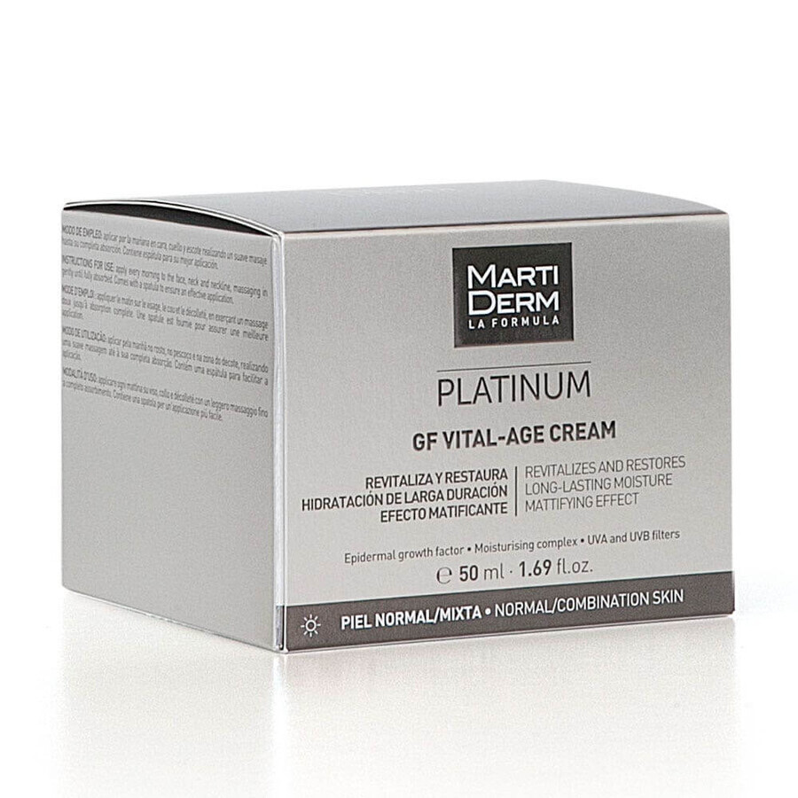 Buy Martiderm Platinum Gf Vital-age Cream Normal To Combination Skin 50ml Martiderm Platinum Gf Vital-age Cream Normal To Combination Skin 50ml