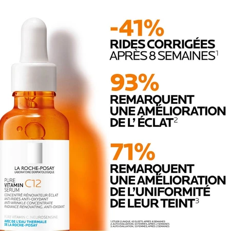 La Roche-Posay Toleriane Serum Facial Antiarrugas C12 + Anthelios Protector Solar SPF50+ 45ml Set de Regalo