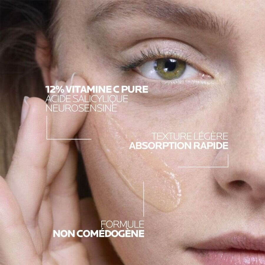 La Roche-Posay Toleriane Siero Viso Antirughe C12 + Cofanetto Regalo Anthelios Solare SPF50+ 45ml
