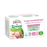 Love&Green Hypoallergene luiers Maat 2 van 3 tot 6 kg x44
