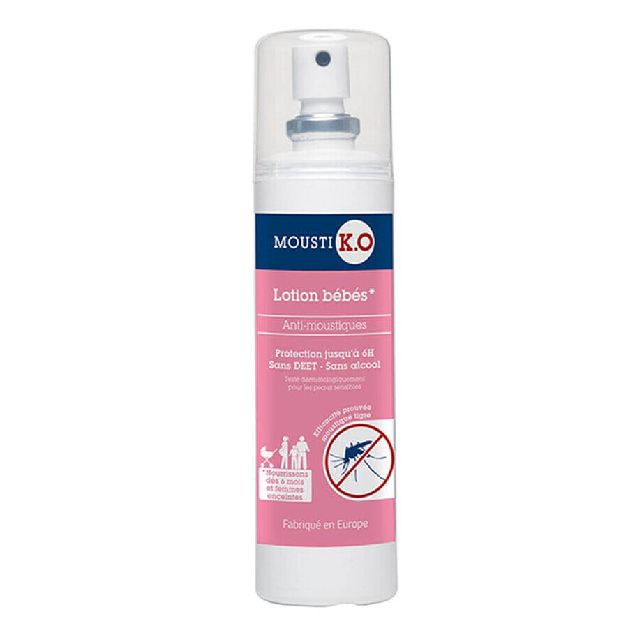 Mousti K.O Muggenwerende Lotion 6 Maanden 100 ml