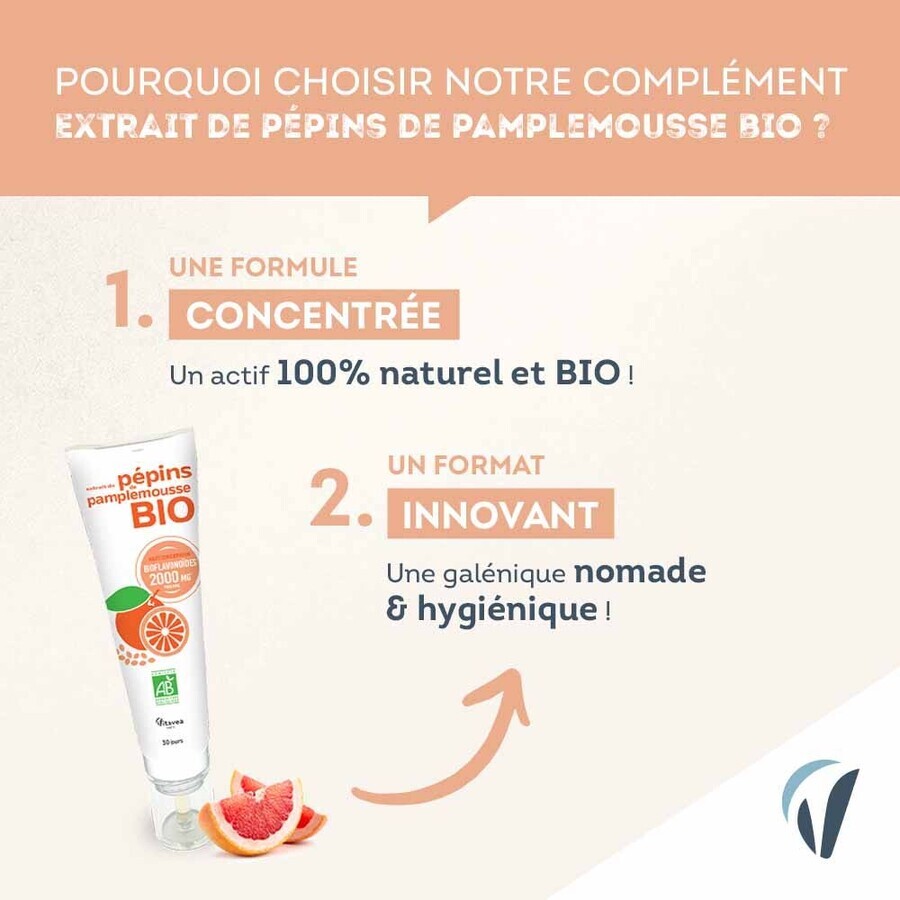 Vitavea Santé Extrait De Pepins De Pamplemousse Bio 30ml