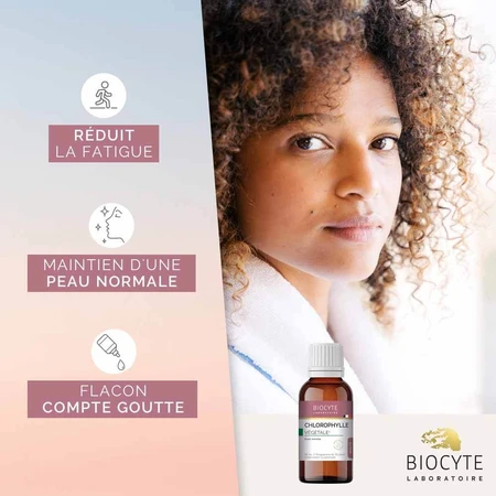Biocyte Beauté Chlorophylle Végétale Goût Menthe 50ml