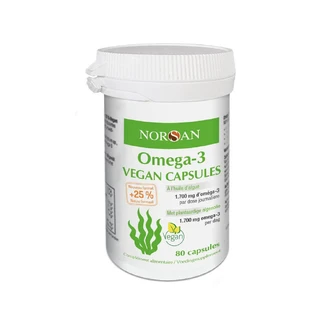 Norsan Vegan Omega 3 Zeewierolie 80 Capsules