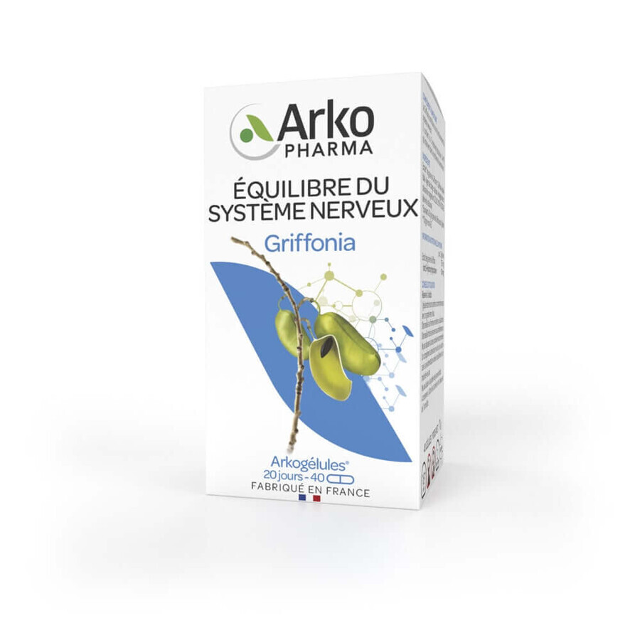 Arkopharma Arkocapsule Griffonia - Equilibrio Sistema Nervoso 40 Capsule