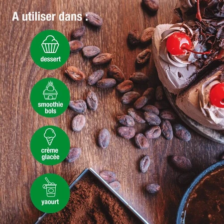 Purasana Organic superfood cacao en grano 200 g