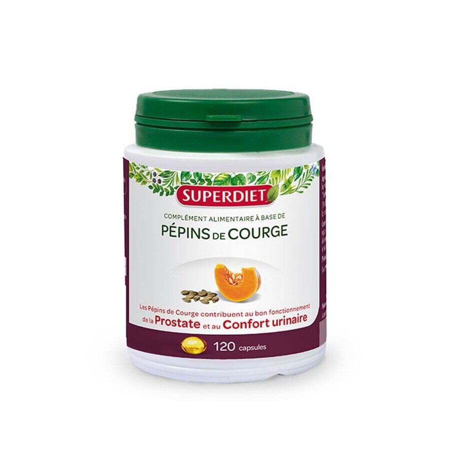 Buy Superdiet Pumpkin Seed 120 Capsules Superdiet Pumpkin Seed 120 Capsules