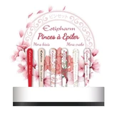Estipharm Pince à Epiler XL Mors Biais Floralia 1