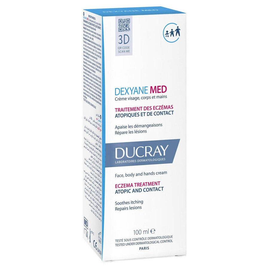 Ducray Dexyane Lenitive Reparierende Creme Ekzem Behandlung Med 100ml