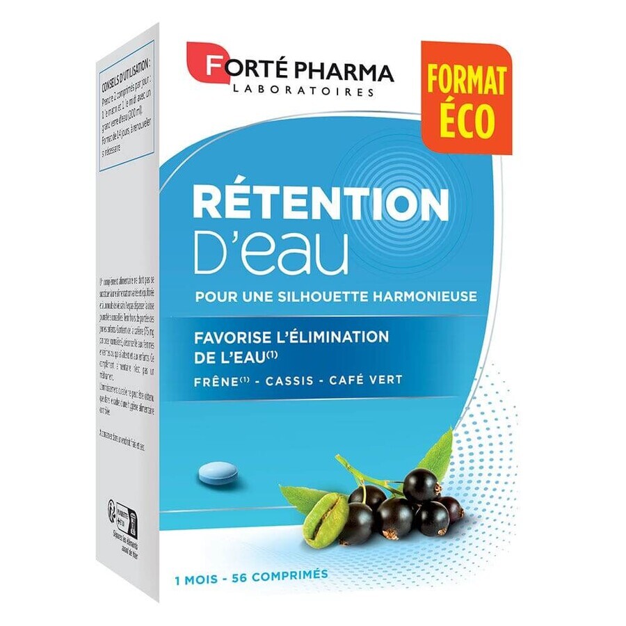 Buy Forté Pharma Water Retention enriched with Ash, Black Currant and Green Coffee 56 tablets Forté Pharma Water Retention enriched with Ash, Black Currant and Green Coffee 56 tablets