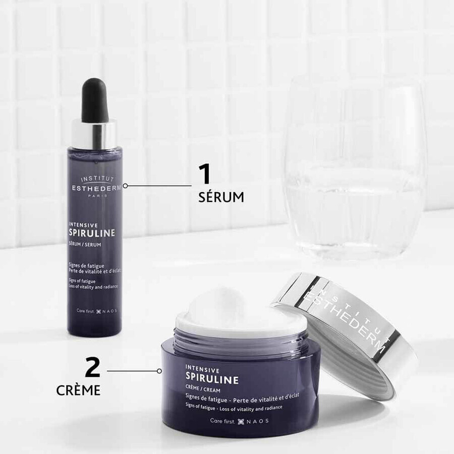 Institut Esthederm Intensive Crema Idratante Anti-fatica Spirulina Pelle stanca e devitalizzata 50ml Institut Esthederm Intensive Crema Idratante Anti-fatica Spirulina Pelle stanca e devitalizzata 50ml