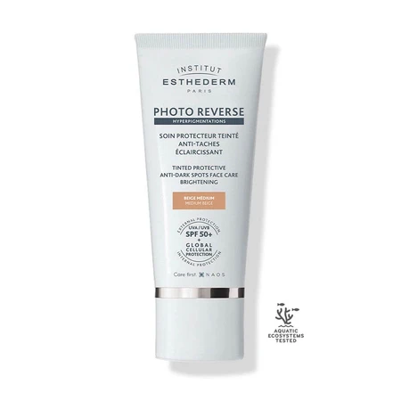 Institut Esthederm Photo Reverse Soin Protecteur Eclaircissant Anti-Tâches SPF50+ Medium 50ml