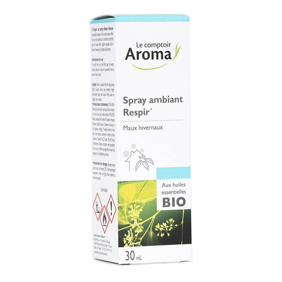 Le Comptoir Aroma Spray Ambiental para Dolencias Invernales con Aceites Bio Essentiels 30ml Le Comptoir Aroma Spray Ambiental para Dolencias Invernales con Aceites Bio Essentiels 30ml