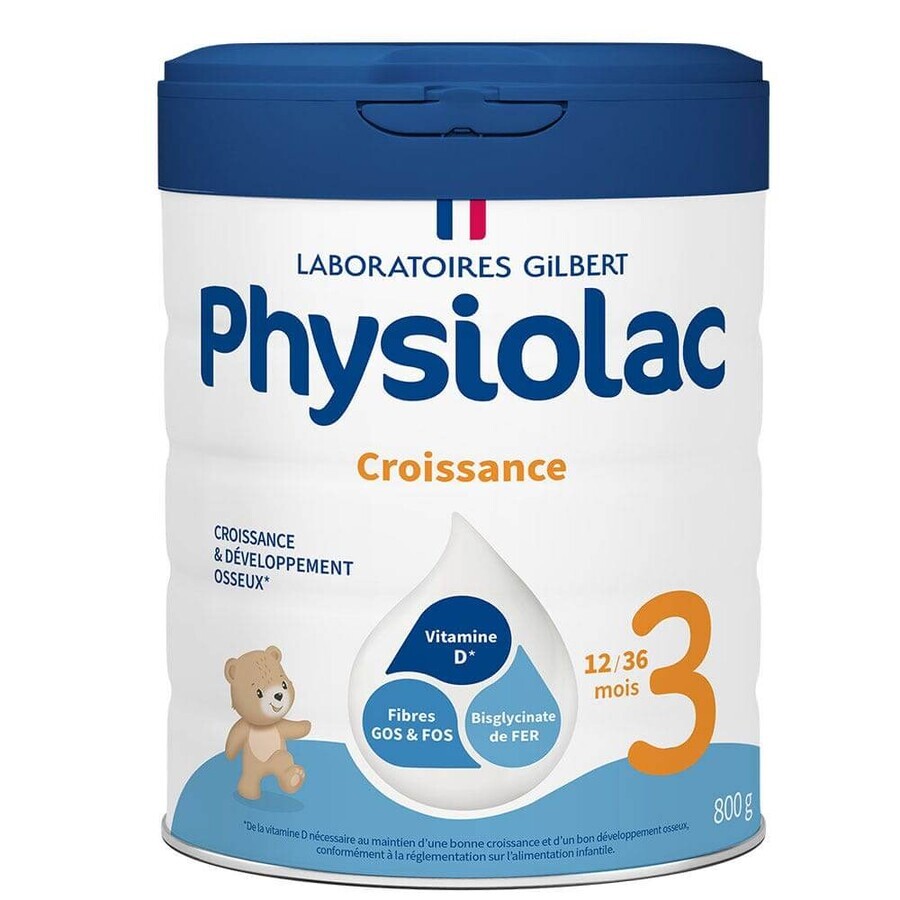 Physiolac 3 Milchpulver 1 bis 3 Jahre 800g