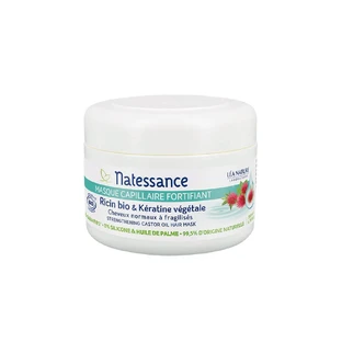 Natessance Mascarilla Capilar Fortificante - Ricino Bio y Queratina Vegetal 200 ml
