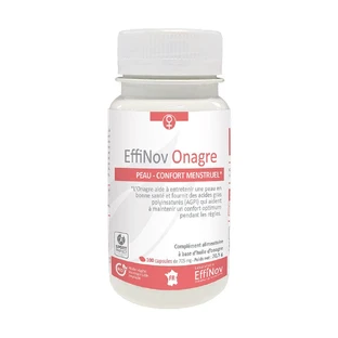 Effinov Nutrition Onagre Peau et confort menstruel 100 capsules