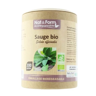 Nat&Form Organic Sweet Bilberry 200 Capsules
