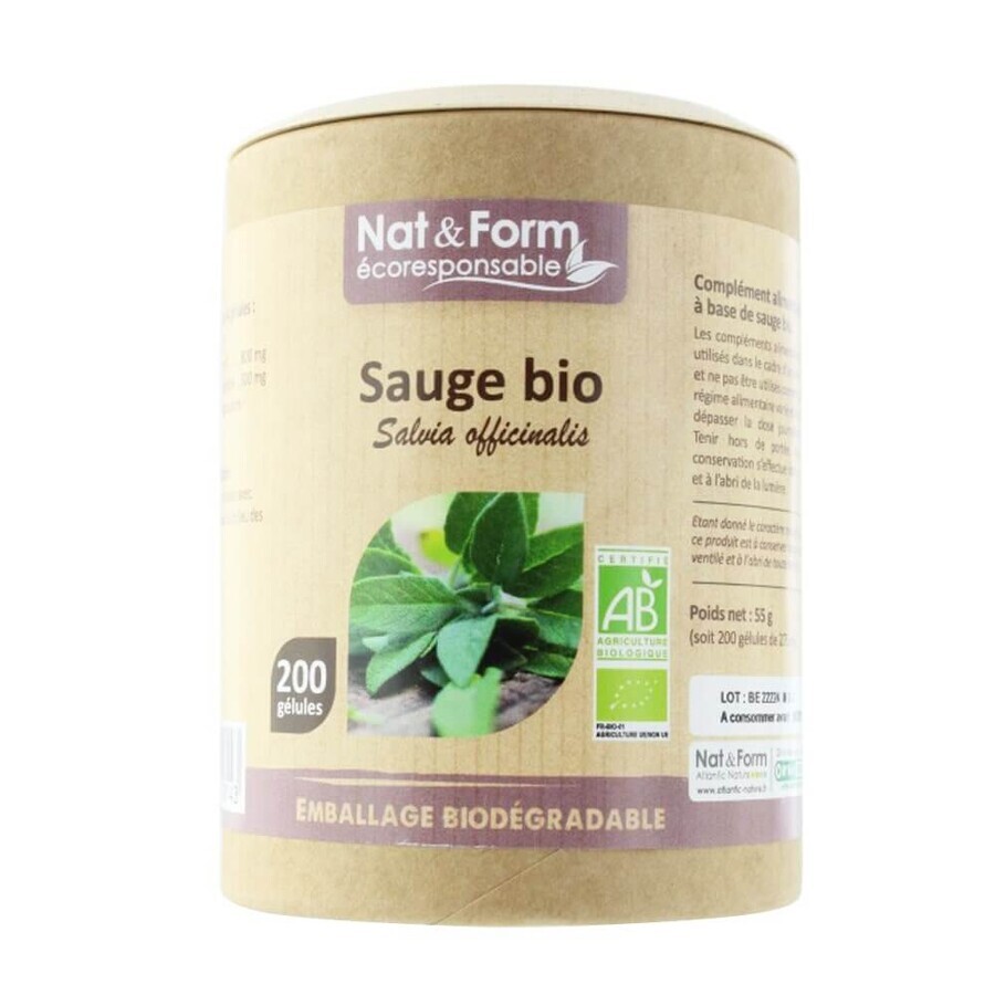 Nat&Form Organic Sweet Bilberry 200 capsule