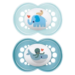 Mam Original Classique Anatomical pacifiers 18 months and over x2