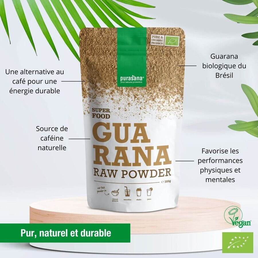 Purasana Guaraná Ecológico en Polvo 100g
