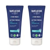Weleda Men's Active Fresh 3 en 1 Gel Douche 2x200ml