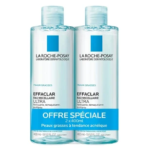La Roche-Posay Effaclar Agua Micelar Purificante Piel Grasa y Sensible Piel Grasa 2x400ml
