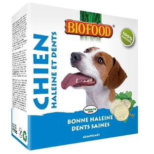 Biofood Aliento y Dientes Perro 55 Comprimidos