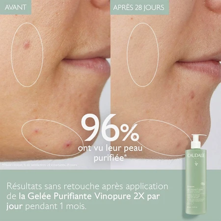 Caudalie Vinopure Gel Limpiador Purificante Bio 385ml