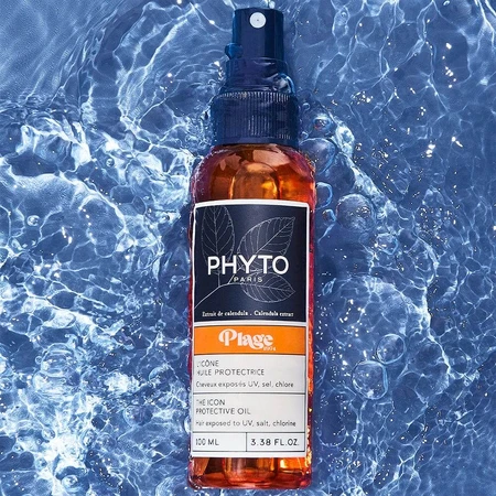 Phyto Plage L'icône Huile Protectrice Cheveux exposés UV Sel et Chlore 100ml