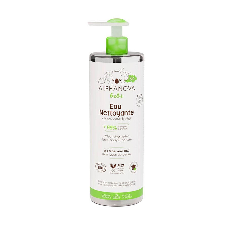 Boutique Alphanova Bébé Eau Nettoyante 400ml Alphanova Bébé Eau Nettoyante 400ml