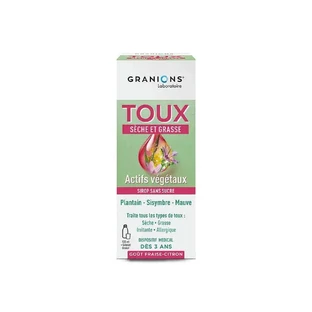 Granions Tos Seca y Gaseosa Productos Sanitarios 120 ml + vaso dosificador