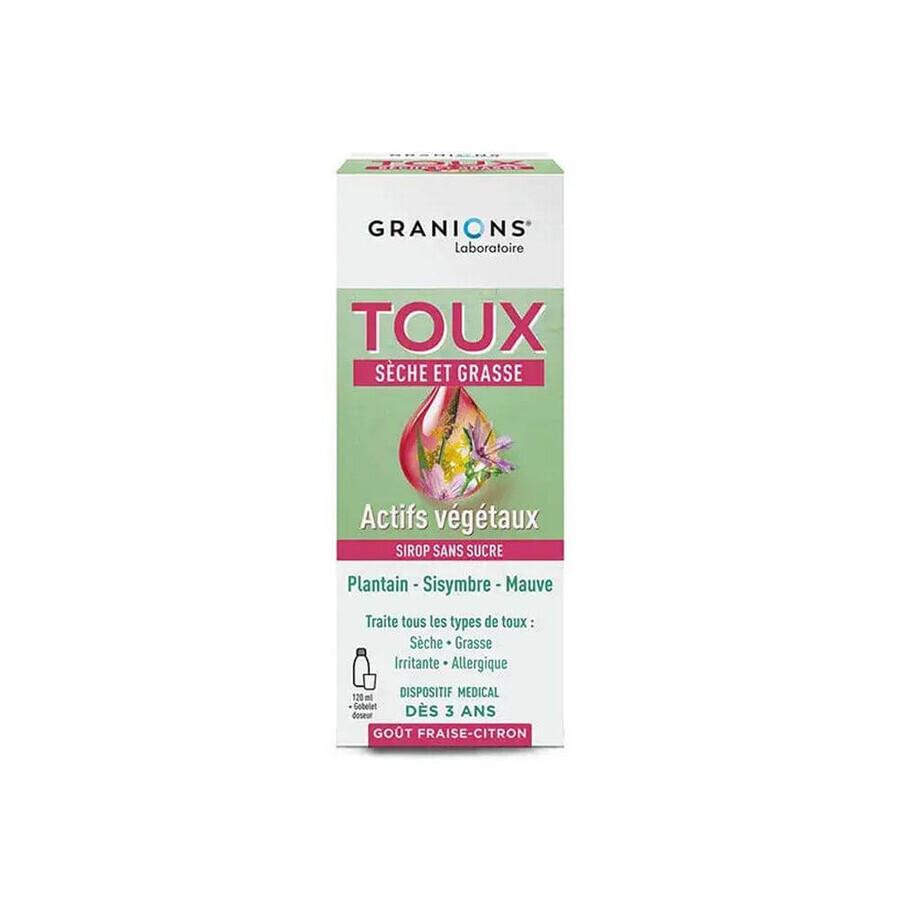 Granions Tos Seca y Gaseosa Productos Sanitarios 120 ml + vaso dosificador