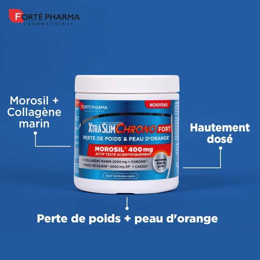 Forté Pharma XtraSlim Chrono Fort Morosil Collagène marin 205g Forté Pharma XtraSlim Chrono Fort Morosil Collagène marin 205g