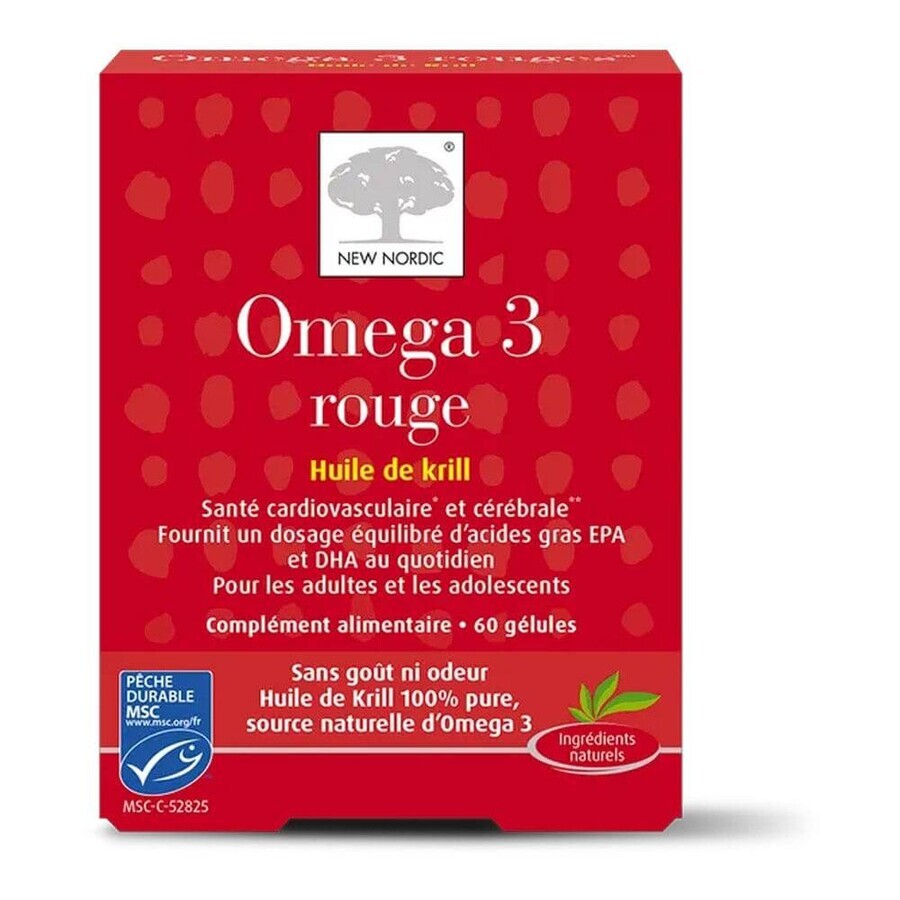New Nordic Omega 3 rosso 60 capsule
