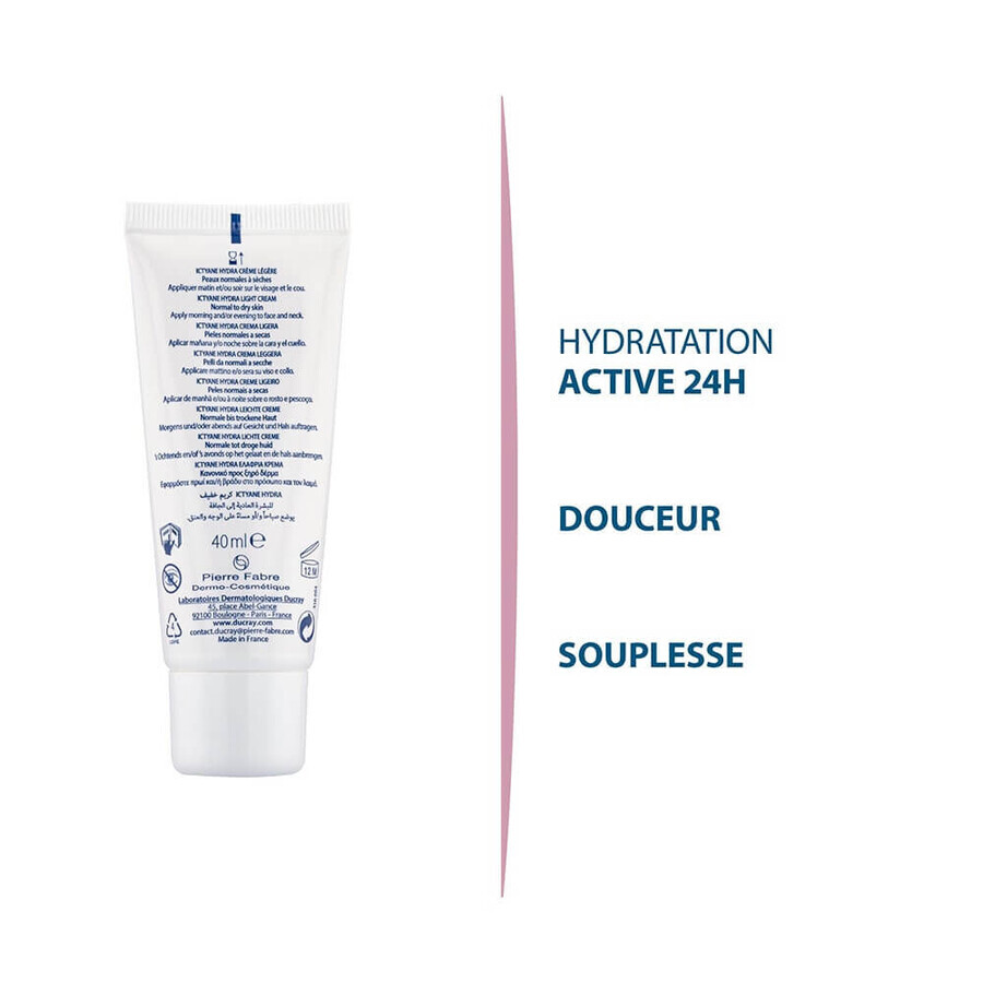 Ducray Ictyane Light Hydra Cream Normale bis trockene Haut 40ml