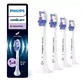 Philips Sonicare Tetes De Brosse A Dents Sensitive Standard S2 HX6054/87 X4