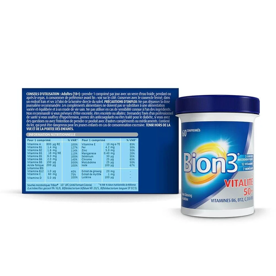 Bion3 Vitalität 50+ x60 Tabletten