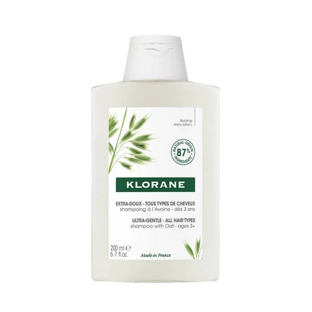 Klorane Oats Extra-Delicate Shampoo All Hair Types 200ml