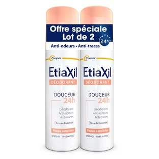 Etiaxil Desodorante Spray Delicadeza sin aluminio 48 horas Piel Sensible 2x150ml