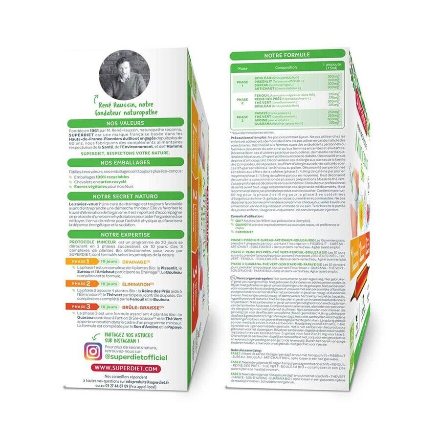 Protocolul de slăbire Superdiet 30 fiole