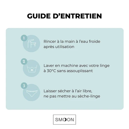 Smoon Selene Girl schwarz Menstruationshöschen - Medium flow x1
