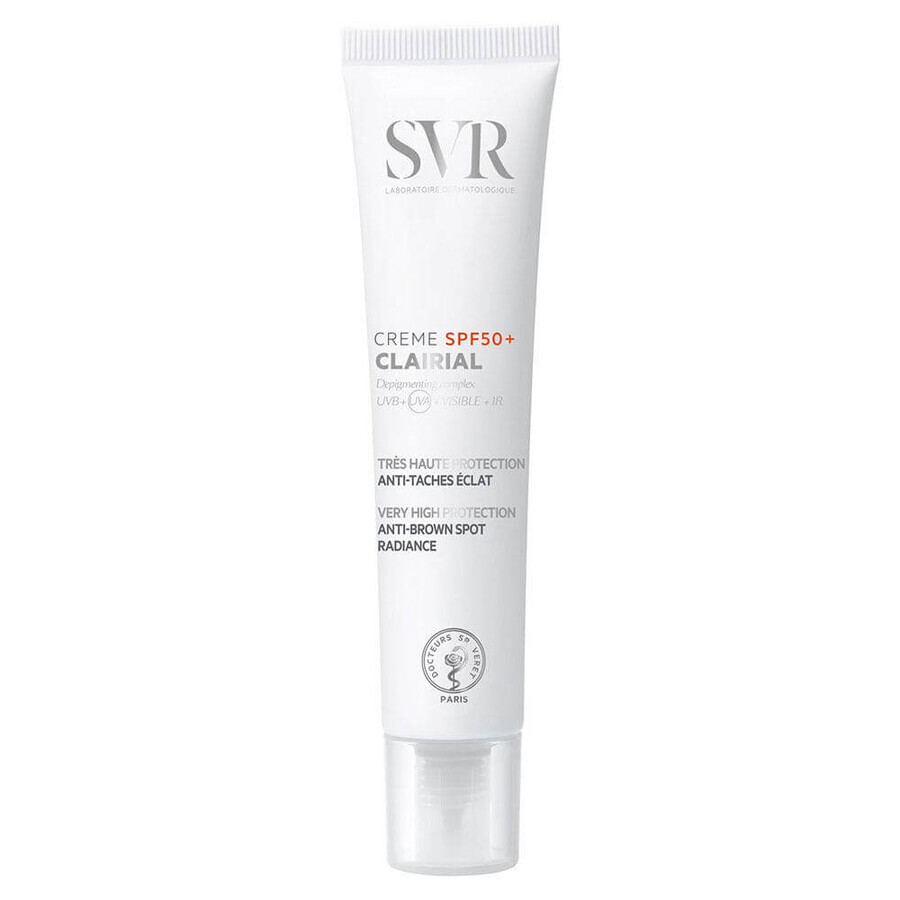 Cumpără Svr Clairial Protecție solară foarte ridicată împotriva petelor întunecate Spf50+ 50ml Svr Clairial Protecție solară foarte ridicată împotriva petelor întunecate Spf50+ 50ml