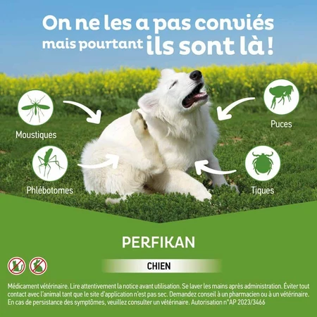 Clement-Thekan Pulgas y garrapatas Perro 1,5-4 kg 4 pipetas